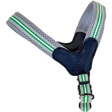 

ANNAM Nastavitelný postroj na psy s, obvod 45 cm, šířka 3 cm, zelený