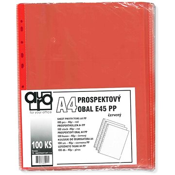 Auro Office A4 E45/100 ks červený hladký