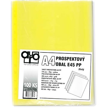 

Auro Office A4 E45/100 ks žlutý hladký