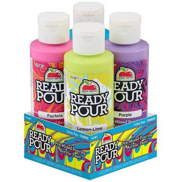 

Apple Barrel Ready Pour set Color pop pro pouring, 4 × 118 ml
