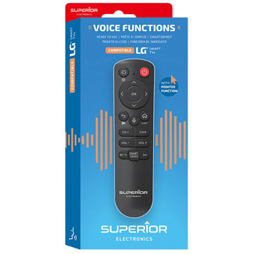 

Superior pro SMART TV LG s funkcí magic remote a hlasovým ovládáním