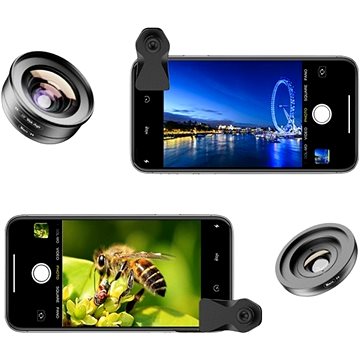 

Apexel HD Clear 2-in-1 Kit--120° Wide Angle / 15X Macro