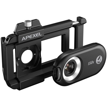

Apexel 150X Microscope Lens with LED Light & UV Light
