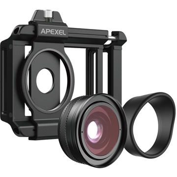 

Apexel Adjustable 10X-20X Zoom Macro Lens