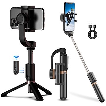 

Apexel Single-Axis Mobile Gimbal Stablizer & Selfie Stick Tripod