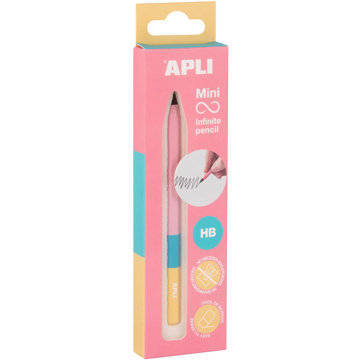 APLI Nekonečná tužka mini Infinite, růžová