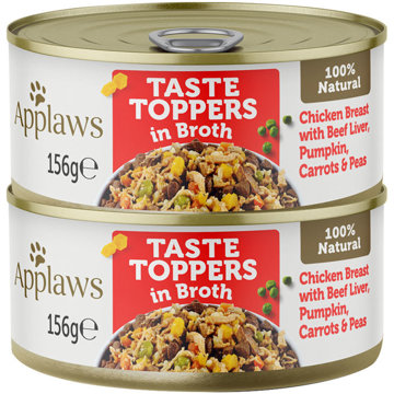 

Applaws konzerva Dog Taste Toppers Broth Kuře s játry 2 × 156 g