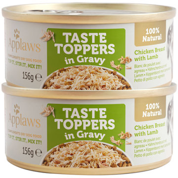 

Applaws konzerva Dog Taste Toppers Gravy Kuře s jehněčím 2 × 156 g