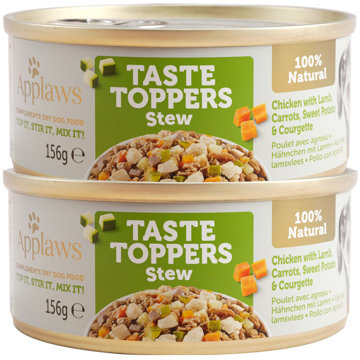 

Applaws konzerva Dog Taste Toppers Stew Kuřecí s jehněčím 2 × 156 g