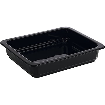 

APS Gastronádoba GN 1/2-60 mm, porcelán, černá