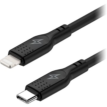 

AlzaPower SilkCore USB-C to Lightning MFi, 1m černý