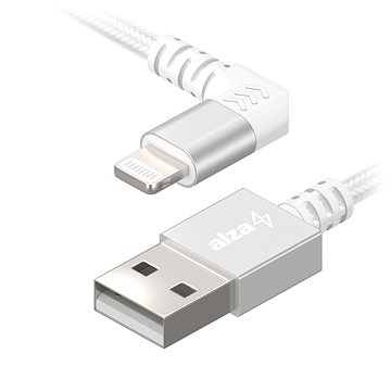 

AlzaPower 90Core USB-A to Lightning MFi 1m stříbrný