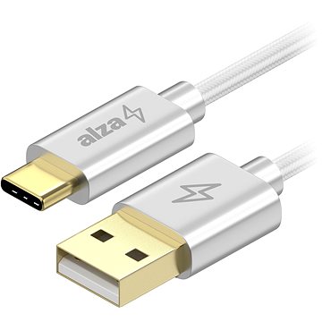 

AlzaPower AluCore Charge USB-A to USB-C 2.0 0.5m bílý