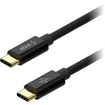 AlzaPower CompactCore USB-C to USB-C 2.0, 100W, 1m - černý