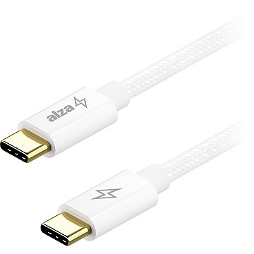 

AlzaPower CompactCore USB-C to USB-C 2.0, 100W, 1m - bílý