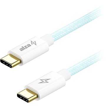 

AlzaPower CompactCore USB-C to USB-C 2.0, 100W, 1m - světle modrý