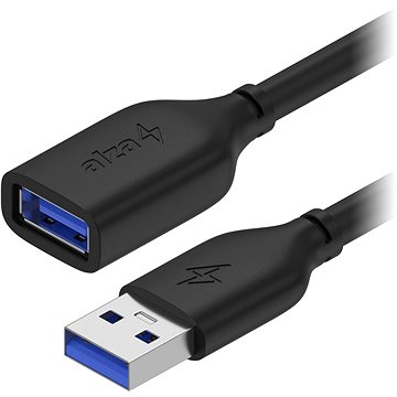 

AlzaPower Core USB-A (M) to USB-A (F) 3.2 Gen 1, 1m černý