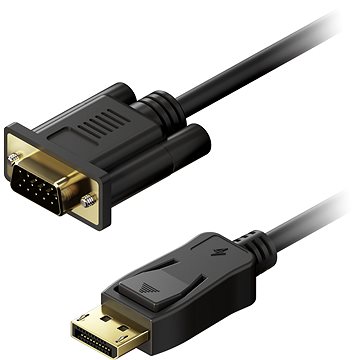 

AlzaPower Core DisplayPort na VGA FullHD 1m černý
