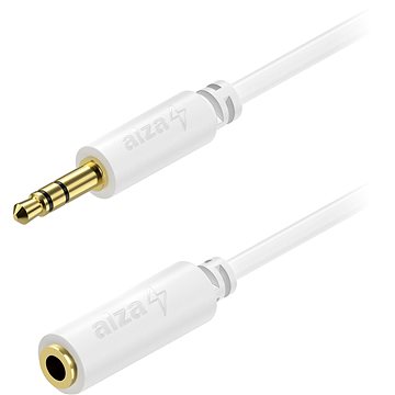 

AlzaPower Core Audio 3.5mm Jack (M) to 3.5mm Jack (F) 1m bílý