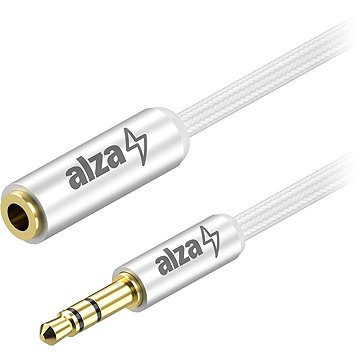 

AlzaPower AluCore Audio 3.5mm Jack (M) to 3.5mm Jack (F) 2m stříbrný