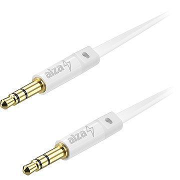 

AlzaPower FlatCore Audio 3.5mm Jack (M) to 3.5mm Jack (M) 1m bílý
