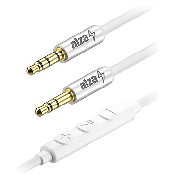 

AlzaPower Alucore Audio 3.5mm Jack 4P-TRRS (M) to 3.5mm Jack (M) 0.5m stříbrný