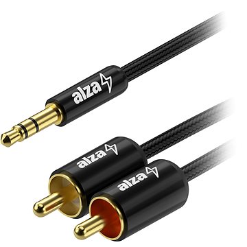 

AlzaPower AluCore 3.5mm Jack (M) to 2x RCA (M) 10m černý
