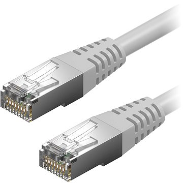 AlzaPower Patch CAT6 FTP 20m šedý - Síťový kabel