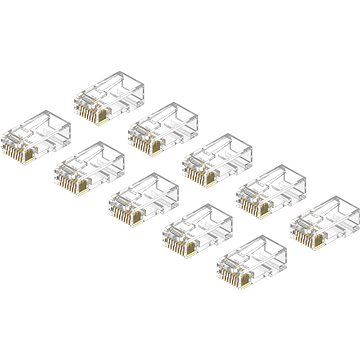 

AlzaPower Patch CAT6 UTP RJ45 8p8c nestíněný skládaný na drát 10-pack