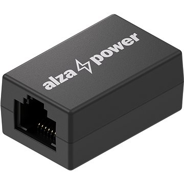 AlzaPower CAT6 FTP Keystone Jack Coupler - černý