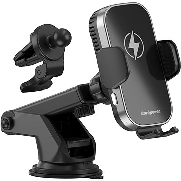 

AlzaPower WF430 Fan Wireless Car Charger 15W černý