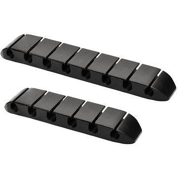 

AlzaPower Long Cable Clips 2 pcs černé