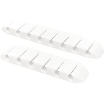 

AlzaPower Long Cable Clips 2 pcs bílé