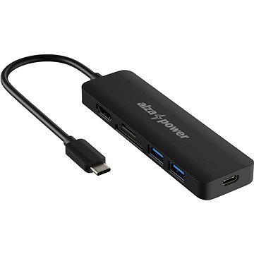 

AlzaPower USB-C Dock Station 6v1 černý