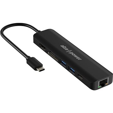 

AlzaPower USB-C Dock Station 7v1 černý