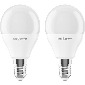 

AlzaPower LED 8-55W, E14, P45, 2700K, set 2ks