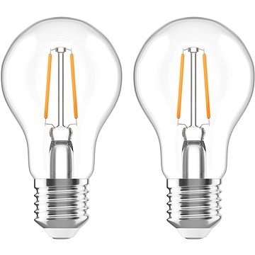 

AlzaPower LED 8-75W, E27, 2700K, Filament, set 2ks