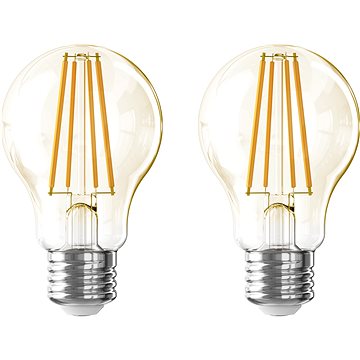 

AlzaPower LED 8-75W, E27, 2500K, Amber Filament, set 2ks