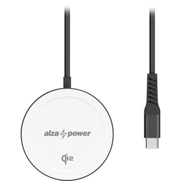 

AlzaPower WQT110 Wireless Qi2 Charger 15W černá