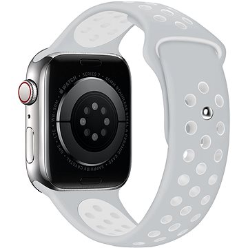 

Eternico Sporty pro Apple Watch 42mm / 44mm / 45mm / Ultra 49mm Cloud White and Gray