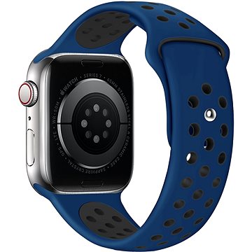 

Eternico Sporty pro Apple Watch 42mm / 44mm / 45mm / Ultra 49mm Solid Black and Blue