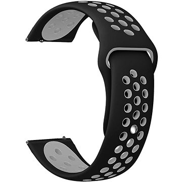 

Eternico Sporty Universal Quick Release 22mm Elephant Gray and Black