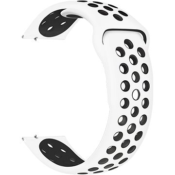 

Eternico Sporty Universal Quick Release 22mm Solid Black and White