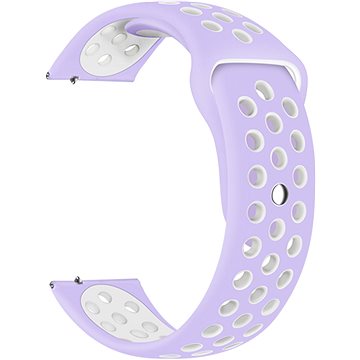 

Eternico Sporty Universal Quick Release 22mm Pure White and Purple