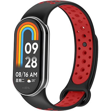 

Eternico Sporty pro Xiaomi Smart Band 8 / 9 solid black and red