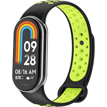 

Eternico Sporty pro Xiaomi Smart Band 8 / 9 solid black and yellow