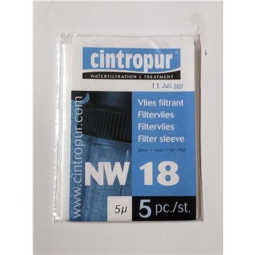 Cintropur náhradní filtrační vložky do MFC18 - porozita 5 mcr, 5 ks - Filtrační vložka