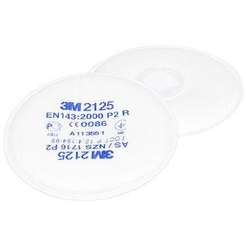

3M sada 2 kusů filtrů proti částicím řady 2000, provedení 2125, úroveň ochrany P2 R