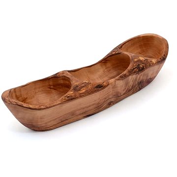 

Arte Legno - rustikální trojmiska 33x10x7 cm (HED33)