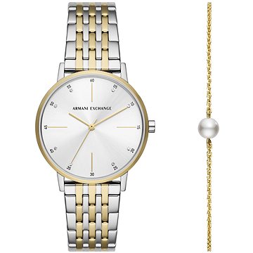 

Armani Exchange dámská dárková sada hodinek Lola a náramku AX7156SET